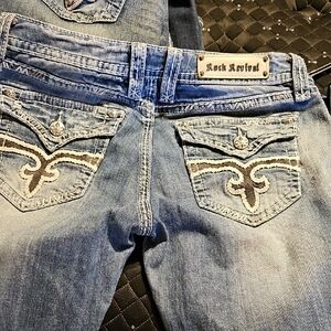 Rock Revival Light Blue Boot Cut Jeans